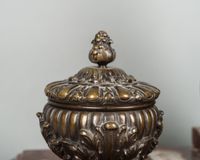 A very imposing 19th century inkwell on the marble base, circa 1860 - afbeelding 5