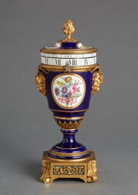 A charming probably Sevres annular dial striking urn clock, circa 1880 - image 2