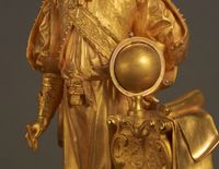 A lovely pair of Charles X gilt bronzes, circa 1835 - image 4