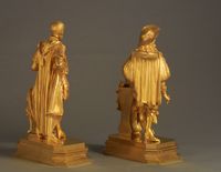 A lovely pair of Charles X gilt bronzes, circa 1835 - image 7