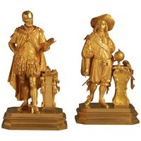 A lovely pair of Charles X gilt bronzes, circa 1835 - image 1