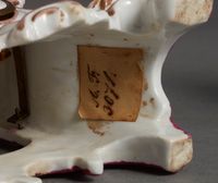 A charming small KPM porcelain pendulette, circa 1850 - image 3