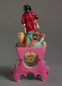 A charming small KPM porcelain pendulette, circa 1850 - image 4