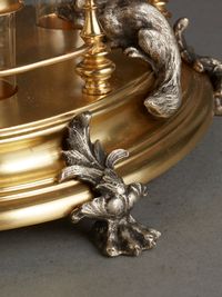 Desk inkwell with clock and ringing bell, circa 1860 - image 11