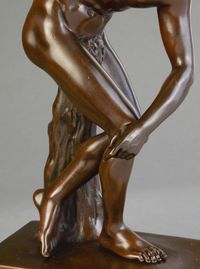 A high quality bronze of athlete Discus-thrower (discobolus), circa 1900 - image 5