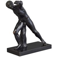 Very nice classical bronze of a Roman or Greek Gladiotor. The nicely patinated and detailed bronze is signed on the base: - image 1