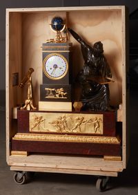 Highly impressive Empire Urania Mantel clock - image 6