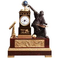 Highly impressive Empire Urania Mantel clock - image 1