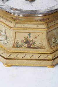 "CA", France, Movement, Rare French Table Clock with Arcane Time Display - image 3