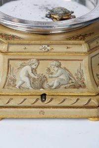 "CA", France, Movement, Rare French Table Clock with Arcane Time Display - image 4