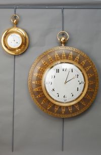 A hugely decorative French ‘Empire’ wall clock, circa 1820 - image 5