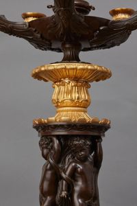 A good decorative pair of French Charles X candelabres, circa 1830 - image 4