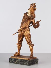 A French Art Deco Harlequin Bronze by Luce, circa 1910 - image 2