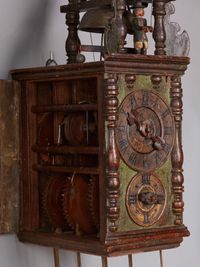 An exceptional Austrian wooden animated wall clock, circa 1730 - image 3