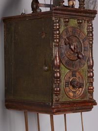 An exceptional Austrian wooden animated wall clock, circa 1730 - image 4