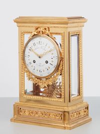 Een 'vier glazen' tafelregulator van Julien le Roy, circa 1880 - afbeelding 2