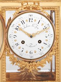 Een 'vier glazen' tafelregulator van Julien le Roy, circa 1880 - afbeelding 6