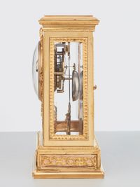 Een 'vier glazen' tafelregulator van Julien le Roy, circa 1880 - afbeelding 3
