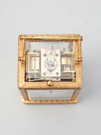 A French 3 dial 'one piece case' travelling clock, attributed to Bolviller, circa 1840 - image 6