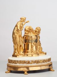French so-called Cercle a Tournant clock - afbeelding 3
