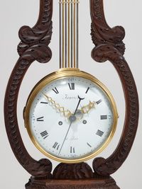 Houten Harpklok - afbeelding 7