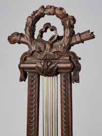 Houten Harpklok - afbeelding 4