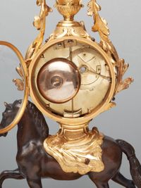A superb French ‘Transition’ mantel clock, circa 1760, signed Montjoye Fils a Paris. - image 7