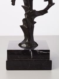 A German bronze art-deco sculpture of a bear in a tree by Anton Bushelberger, circa 1920 - image 5