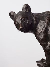 A German bronze art-deco sculpture of a bear in a tree by Anton Bushelberger, circa 1920 - image 4