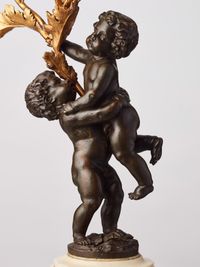 A Pair of French 'Louis XVI' figurative candelabras with putti, circa 1780 - image 5