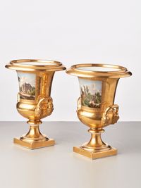 Twee bekers goud met afbeelding - afbeelding 2