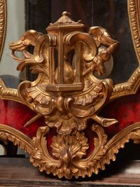 Stoelklok Rood Goud & Emaille Wijzerplaat - afbeelding 6