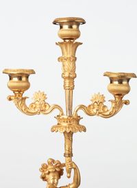 A pair of French bronze ‘Paul and Virginie’ candlesticks, circa 1830 - image 4