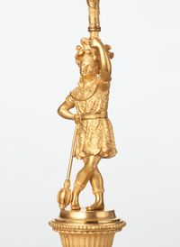 A pair of French bronze ‘Paul and Virginie’ candlesticks, circa 1830 - image 8