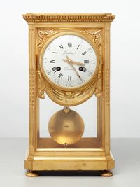 A fine French bronze ‘four glass’ table regulator by Robin, circa 1880 - image 1