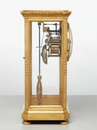 A fine French bronze ‘four glass’ table regulator by Robin, circa 1880 - image 3