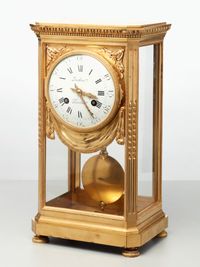 A fine French bronze ‘four glass’ table regulator by Robin, circa 1880 - image 2