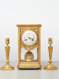 A fine French bronze ‘four glass’ table regulator by Robin, circa 1880 - image 8