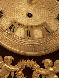 A charming Viennese mahogany and gilt mantel clock by J Straub, circa 1830 - image 6