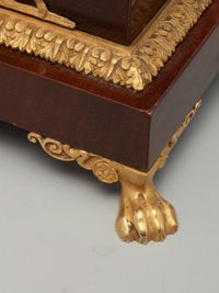 A charming Viennese mahogany and gilt mantel clock by J Straub, circa 1830 - image 8
