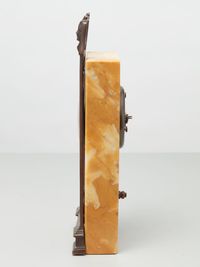 A German ‘Art Deco’ bronze and marble mantel clock by Junghans, circa 1920 - image 3