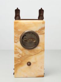 A German ‘Art Deco’ bronze and marble mantel clock by Junghans, circa 1920 - image 4