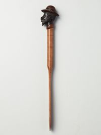 An American coloured wood ‘dandy face’ letter opener, circa 1880 - image 3