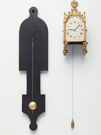 An unusual miniature Austrian ‘gothic revival’ wall clock, circa 1835 - image 3