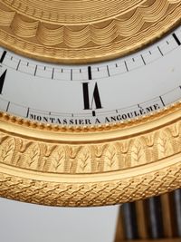 A French mahogany regulator ‘portico’ mantel clock by Montassier, circa 1820 - image 2