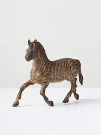 A striking Austrian cold painted 'Vienna Bronze' of a Zebra, circa 1890 - image 1