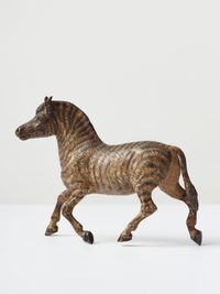 A striking Austrian cold painted 'Vienna Bronze' of a Zebra, circa 1890 - image 2