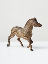 A striking Austrian cold painted 'Vienna Bronze' of a Zebra, circa 1890 - image 4
