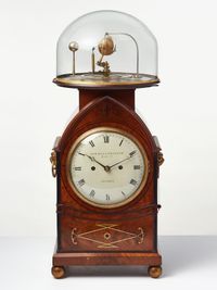 An unusual English mahogany bracket clock with Orrery by Newman & Dolland,circa 1830 - image 1