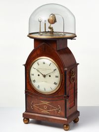 An unusual English mahogany bracket clock with Orrery by Newman & Dolland,circa 1830 - image 2